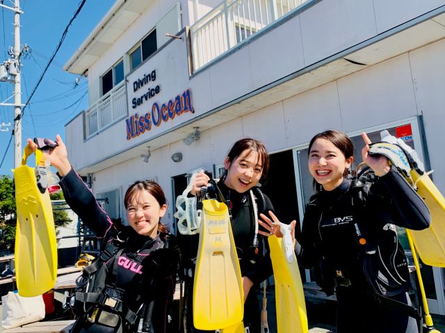 ミスオーシャン ダイビングサービスが選ばれる理由のイメージ