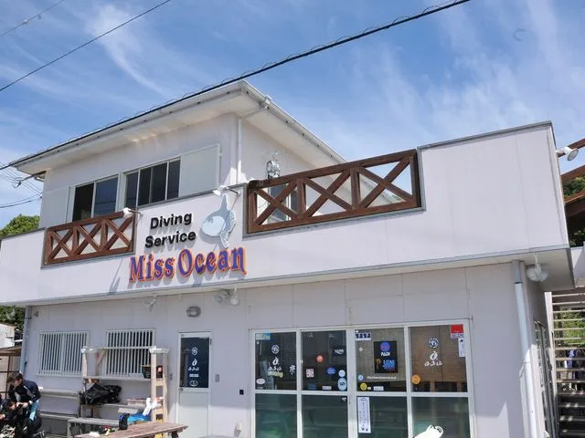 現地型ショップでのダイビング風景